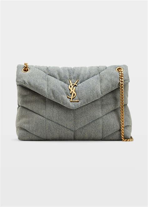 ysl puffer pouch|ysl denim puffer.